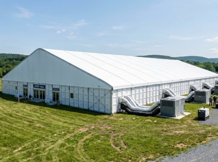 Air Conditioned German Hanger Structures for Conferences and Business Events