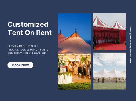 German Hanger Delhi - Tent and Barricade Infrastructure on Rent