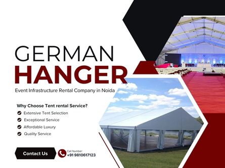 The Largest German Hanger & Event Infrastructure Rental Company in Noida