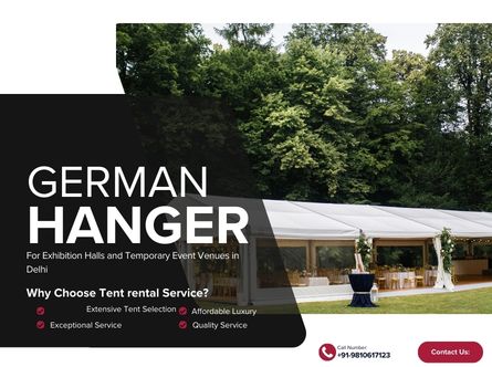 German Hanger for Exhibition Halls and Temporary Event Venues in Delhi