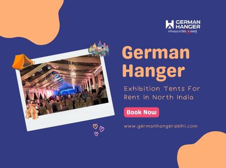 German Hanger Exhibition Tents for Rent in North India