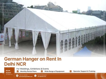 German Hanger on Rent in Delhi NCR for Weddings, Exhibitions & Events
