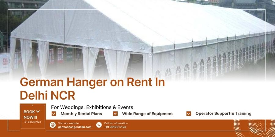 German Hanger on Rent in Delhi NCR for Weddings, Exhibitions & Events