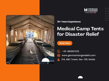 Medical Camp Tents on Rent for Disaster Relief