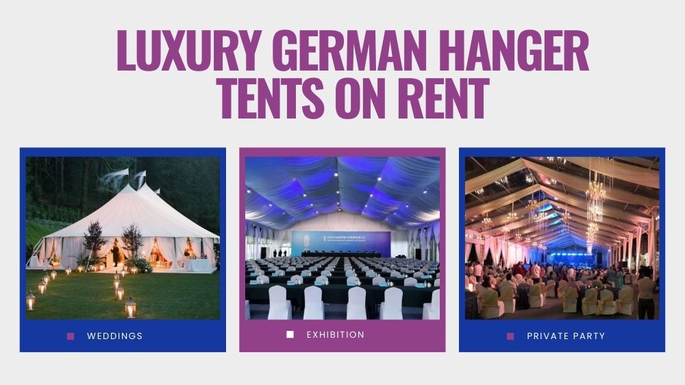 Rent German Hanger Tent for Weddings, Corporate & Political Events
