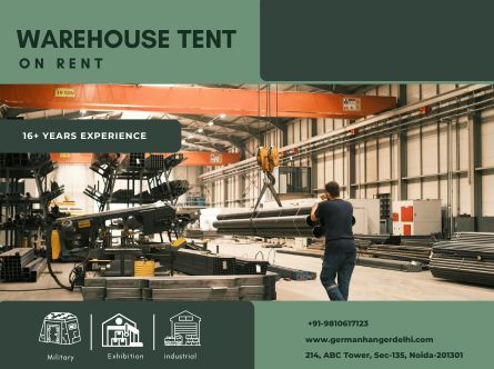 Why Use German Hanger Delhi for Tent Rentals in a Warehouse