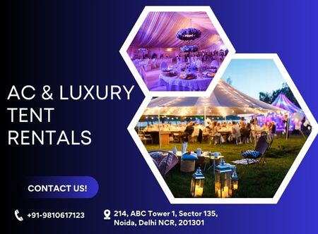 Premium AC & Luxury Tent Rentals in Delhi-NCR