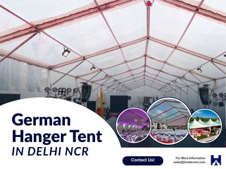 Book German Hanger Tent in Delhi NCR – Events, Storage & Exhibitions