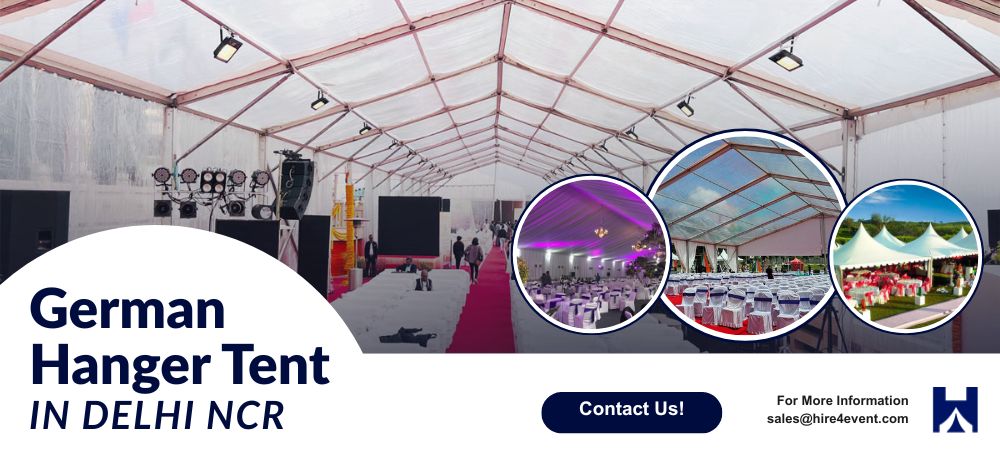 Book German Hanger Tent in Delhi NCR – Events, Storage & Exhibitions