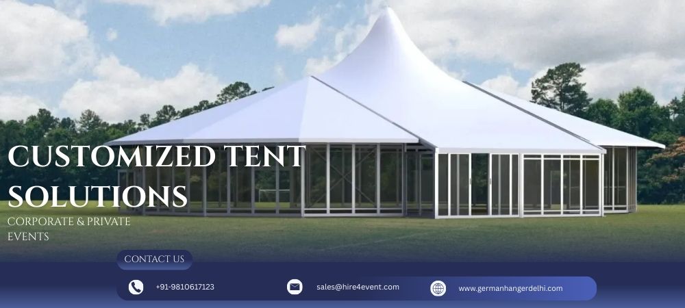 Customized Tent Solutions for Corporate & Private Events