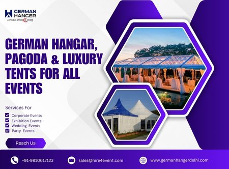 Customized Tent Solutions – German Hangar, Pagoda & Luxury Tents Customized Tent Solutions – German Hangar, Pagoda & Luxury Tents