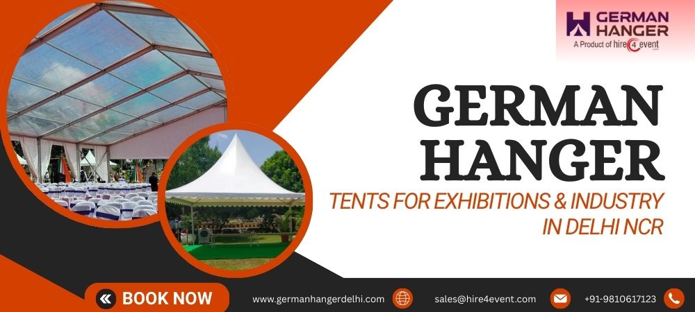 Exhibition & Industrial German Hanger Tent Rental in Delhi NCR Exhibition & Industrial German Hanger Tent Rental in Delhi NCR