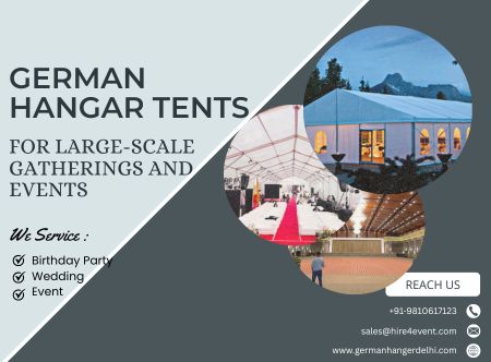 German Hangar Tents for Large-Scale Gatherings and Events