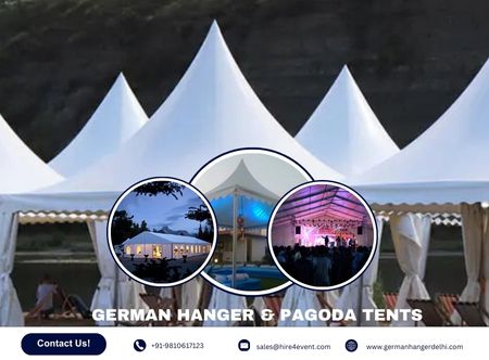 German Hanger & Pagoda Tents for Large Events – Delhi NCR Rentals