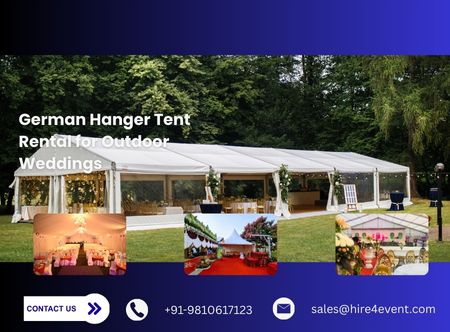 German Hanger Tent Rental Guide for Outdoor Weddings