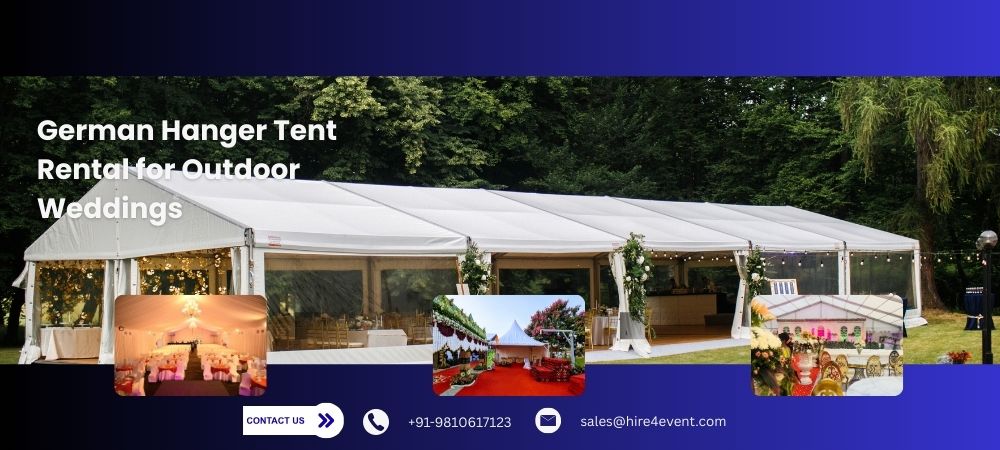German Hanger Tent Rental Guide for Outdoor Weddings