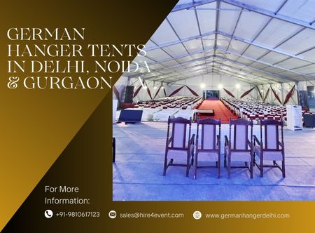German Hanger Tents in Delhi, Noida & Gurgaon
