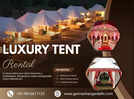 Luxury Tent Rentals & Event Setup in Noida