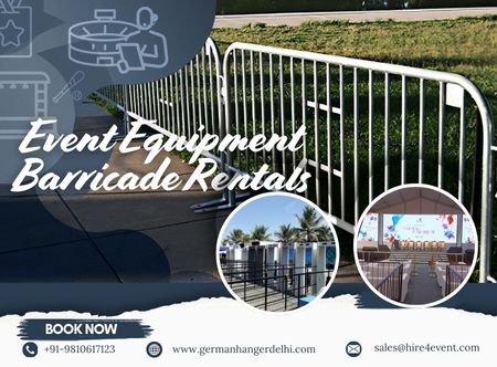 Premium Event Equipment & Barricade Rentals in Noida