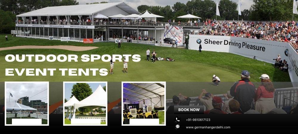 Premium Outdoor Sports Event Tents on Rent in Delhi NCR