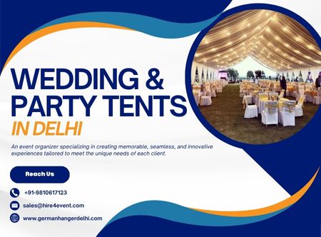 Wedding & Party Tents in Delhi – Stylish Options for Every Celebration Wedding & Party Tents in Delhi – Stylish Options for Every Celebration